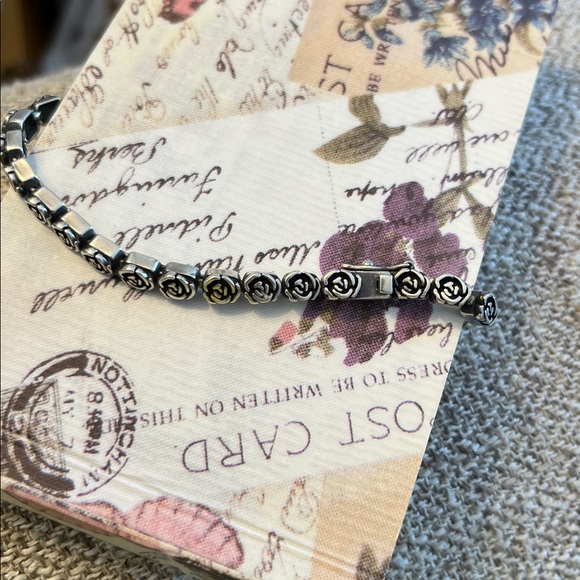 Or Paz Sterling Rose Tennis Bracelet - Picture 2 of 3